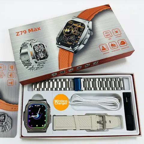 Montré connecté Z79 Max  avec 2 bracelet...