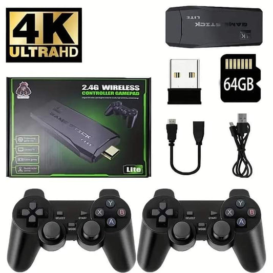 Gamestick 4K console jeux rétro plus 10.000 jeux