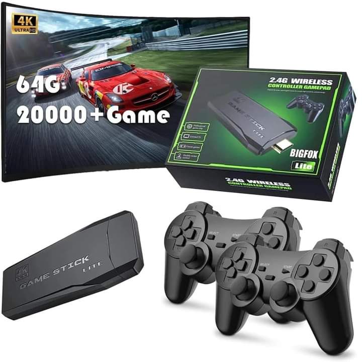 Gamestick 4K console jeux rétro plus 10.000 jeux