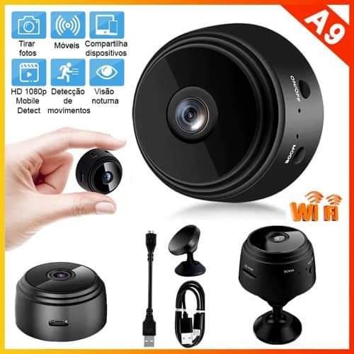 A9 Mini Caméra Espion  Wi-Fi 1080P