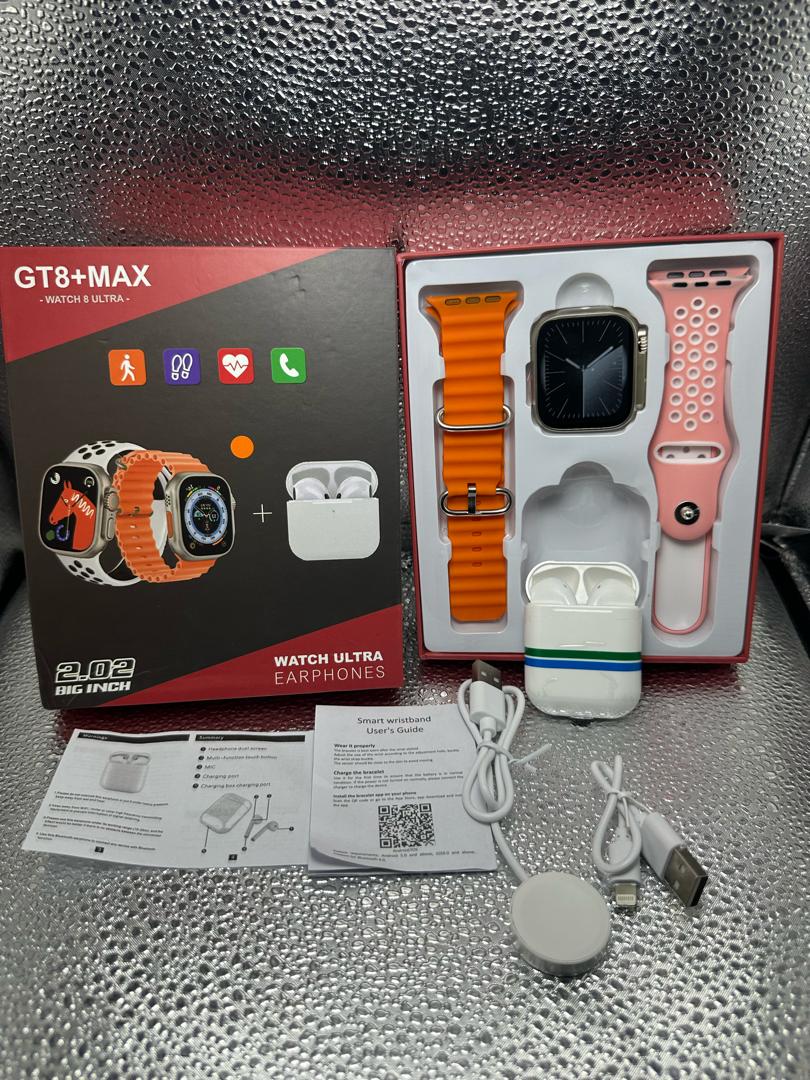 montré connecté  S30 pro max avec ecouteur sans-fil pro5   et 2 bracelet  gratuite